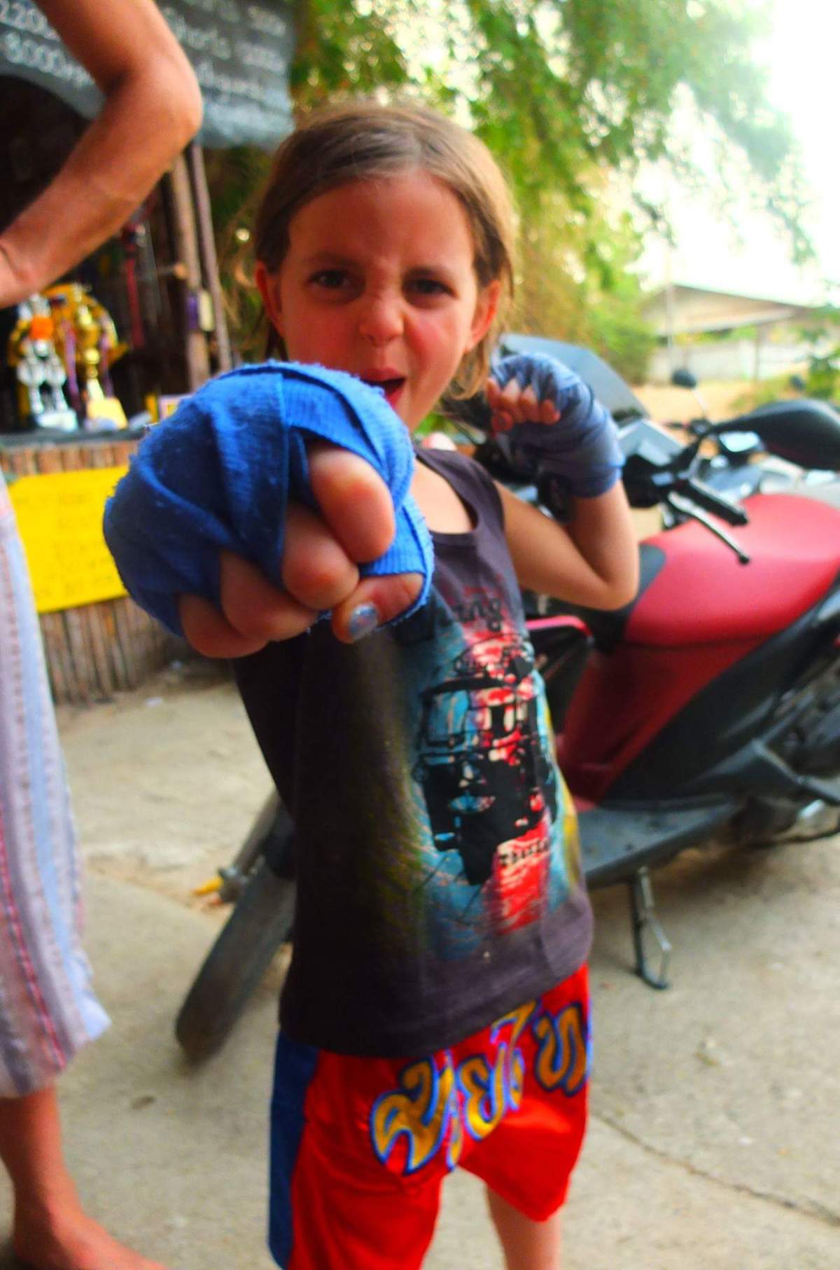 Muay Thai Kämpferin….